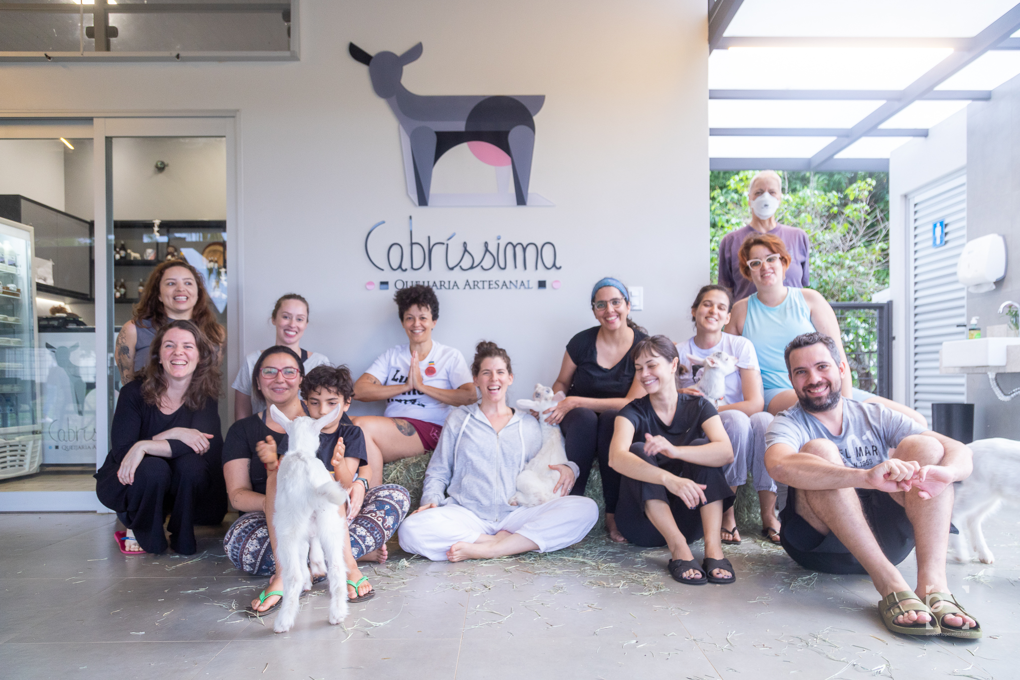 Grupo em encontro do Projeto Yoga em Brasília